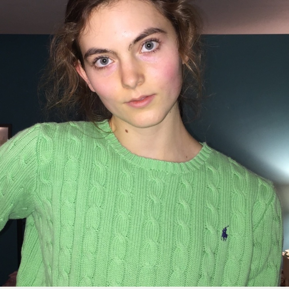 Lime Green Sweater (Ralph Lauren)