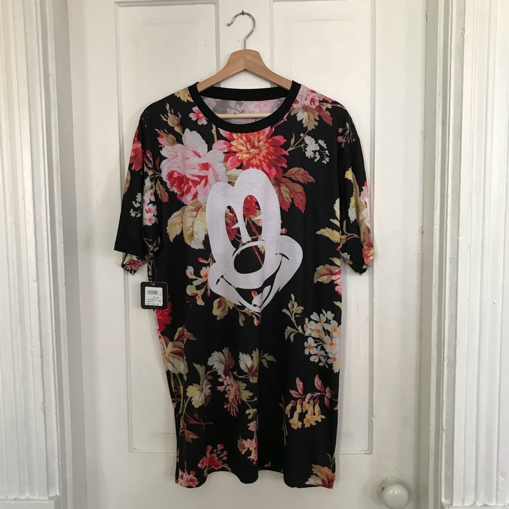 Sublimation T-shirt Floral DISNEY MICKEY MOUSE