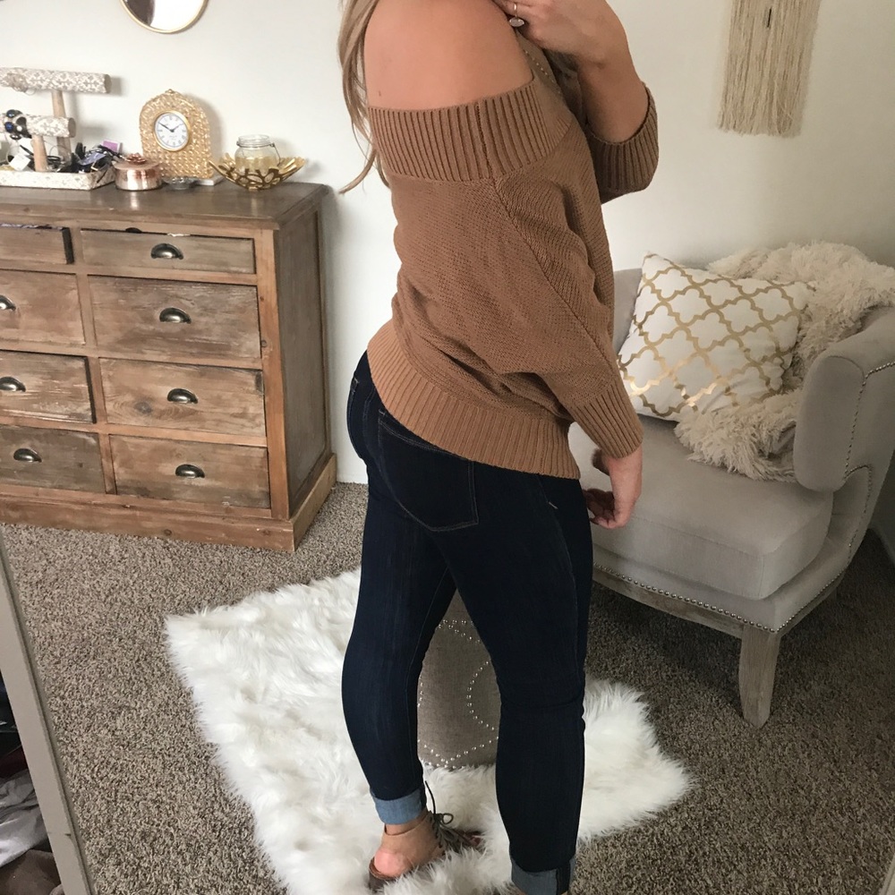 LAST1•Gingerbread Slouchy Sweater Top - Picture 4 of 4