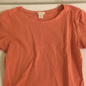 Bozzolo Salmon Pink Crop Tee