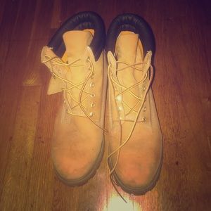 Timberland construction work boots