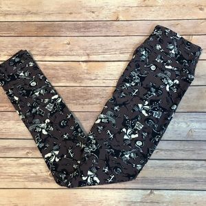Lularoe Skeleton Leggigns One Size