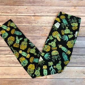 Lularoe Cactus Leggings One Size