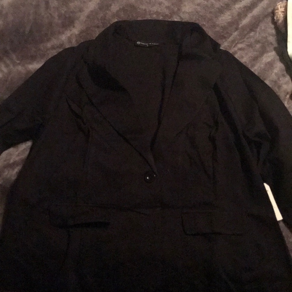 Black Ponte blazer size 2