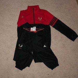 Boys Adidas Messi track suit size 11-12 years