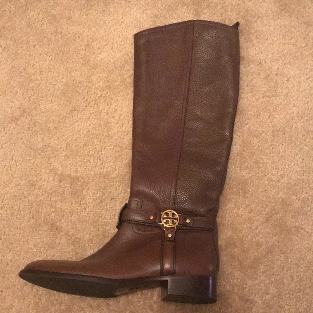 Tory Burch brown riding boot 9.5 Bristol