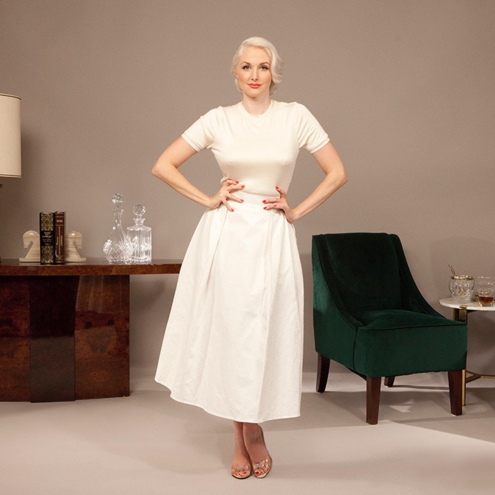 Full Skirt Vintage Inspired Audrey Hepburn Style