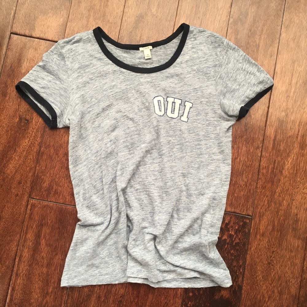 Oui Mon Cherie J Crew Tee