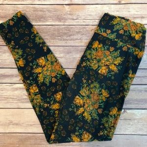 Lularoe Floral Leggings One Size