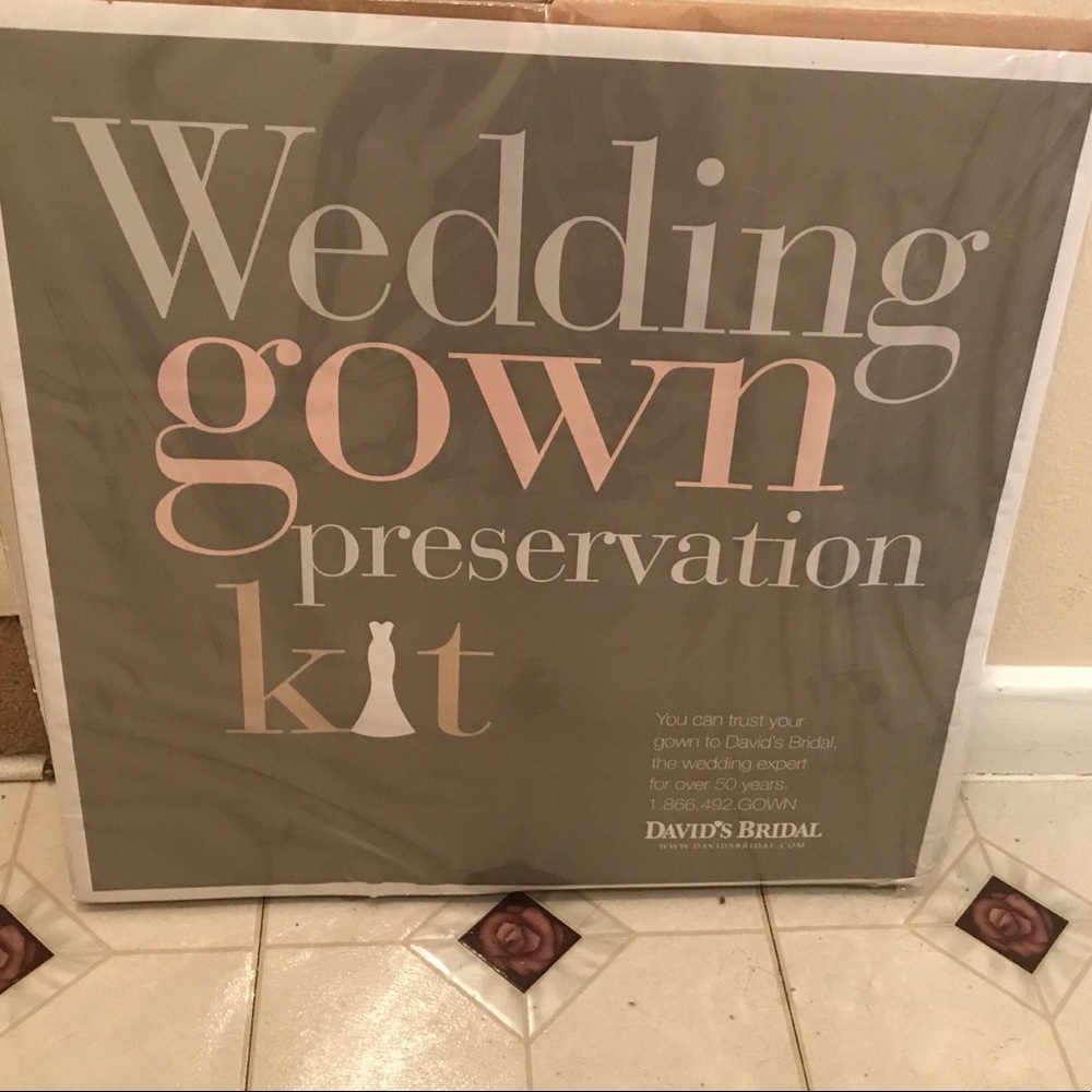 David’s Bridal Wedding Gown Preservation Kit