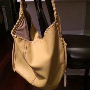 Leather Lucky Brand bucket bag