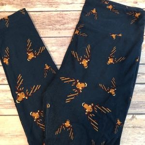 Lularoe Deer Leggings One Size