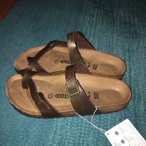 Golden Brown Mayari Birkenstock Sandals