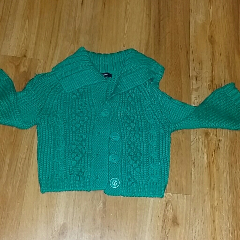 Express cropped sweater