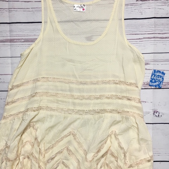 Free People Voile Lace Trapeze Dress Tunic - Picture 7 of 8