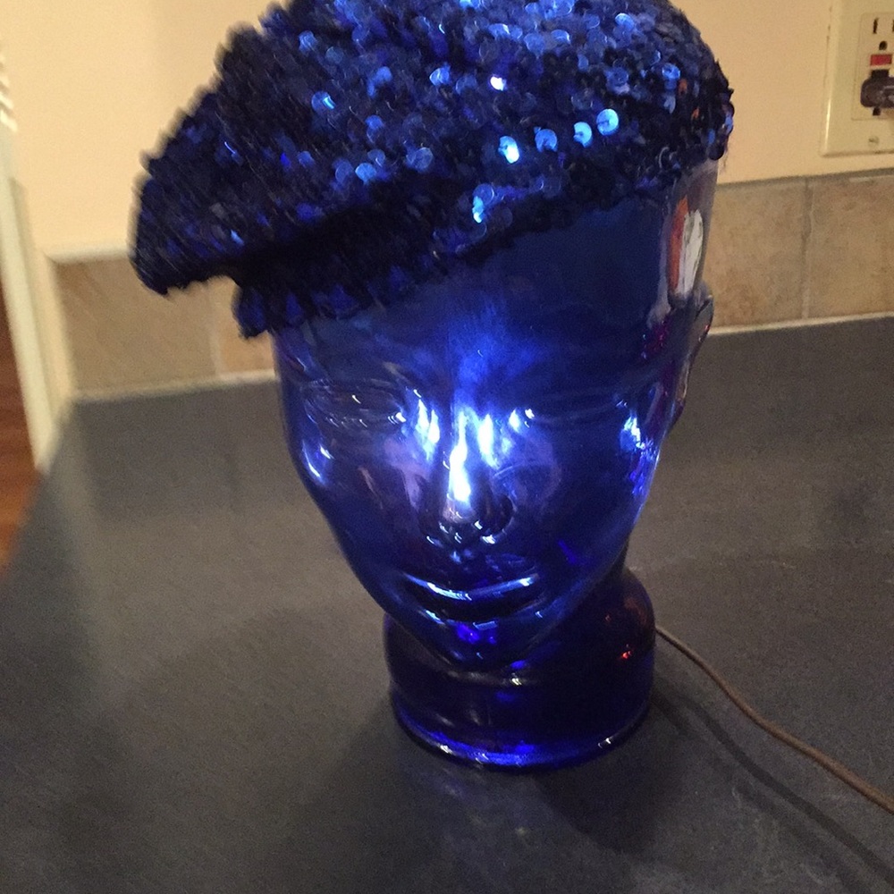 Vintage Sequin Beret