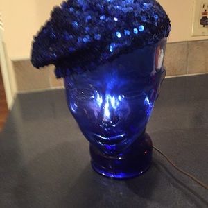 Vintage Sequin Beret