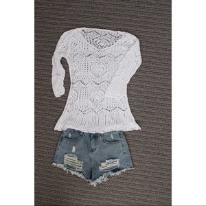 Crochet, See-Through Top