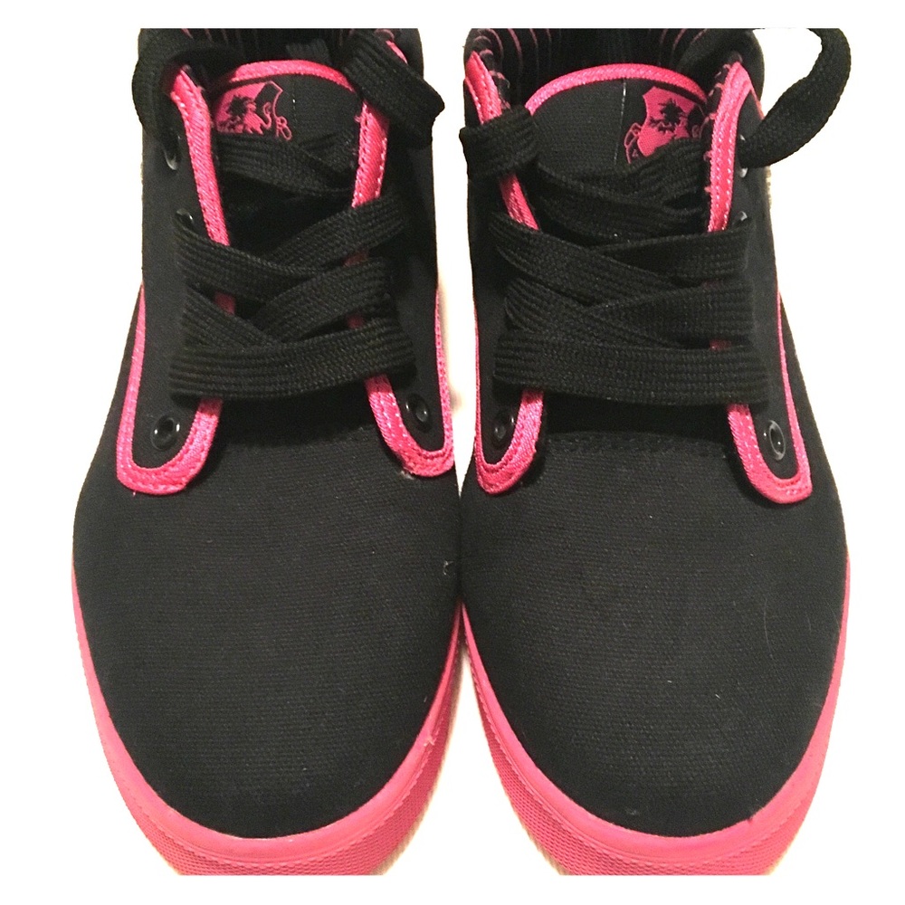 Vlado first edition pink and black sneakers