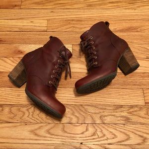 Timberland Waterproof Lace Up Heels