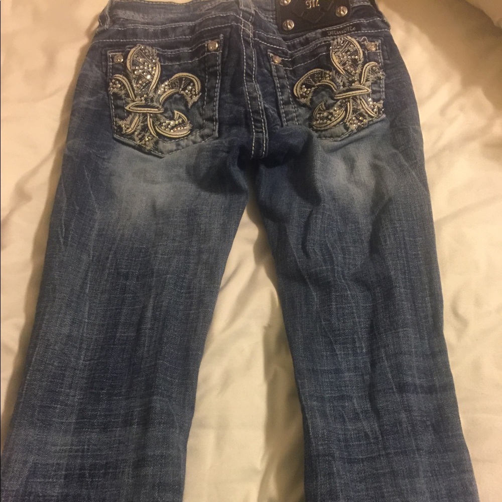Girls Miss Me size 10 boot cut jeans