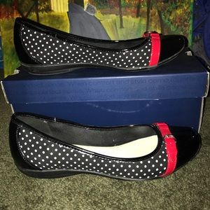 Croft & Barrow Polka Dot Flats