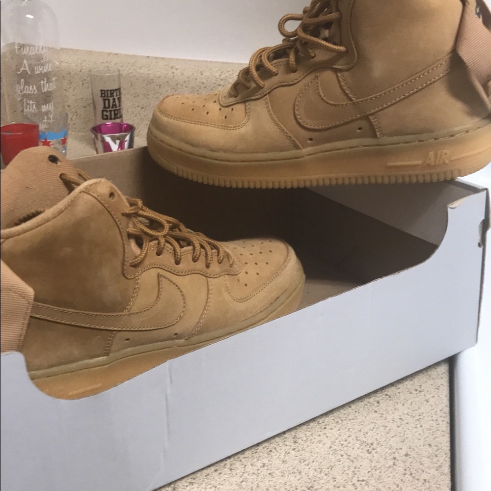Suede Air Force ones