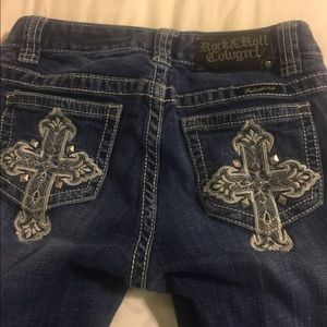 Girls Rock&Roll boot cut jeans size 14