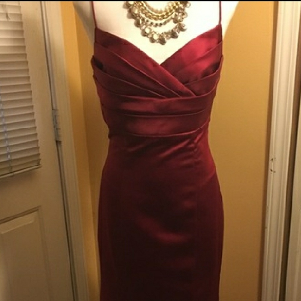 Red formal gown/ dress