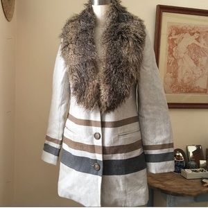 ModCloth / Gentle Fawn Jacket w/ removable collar