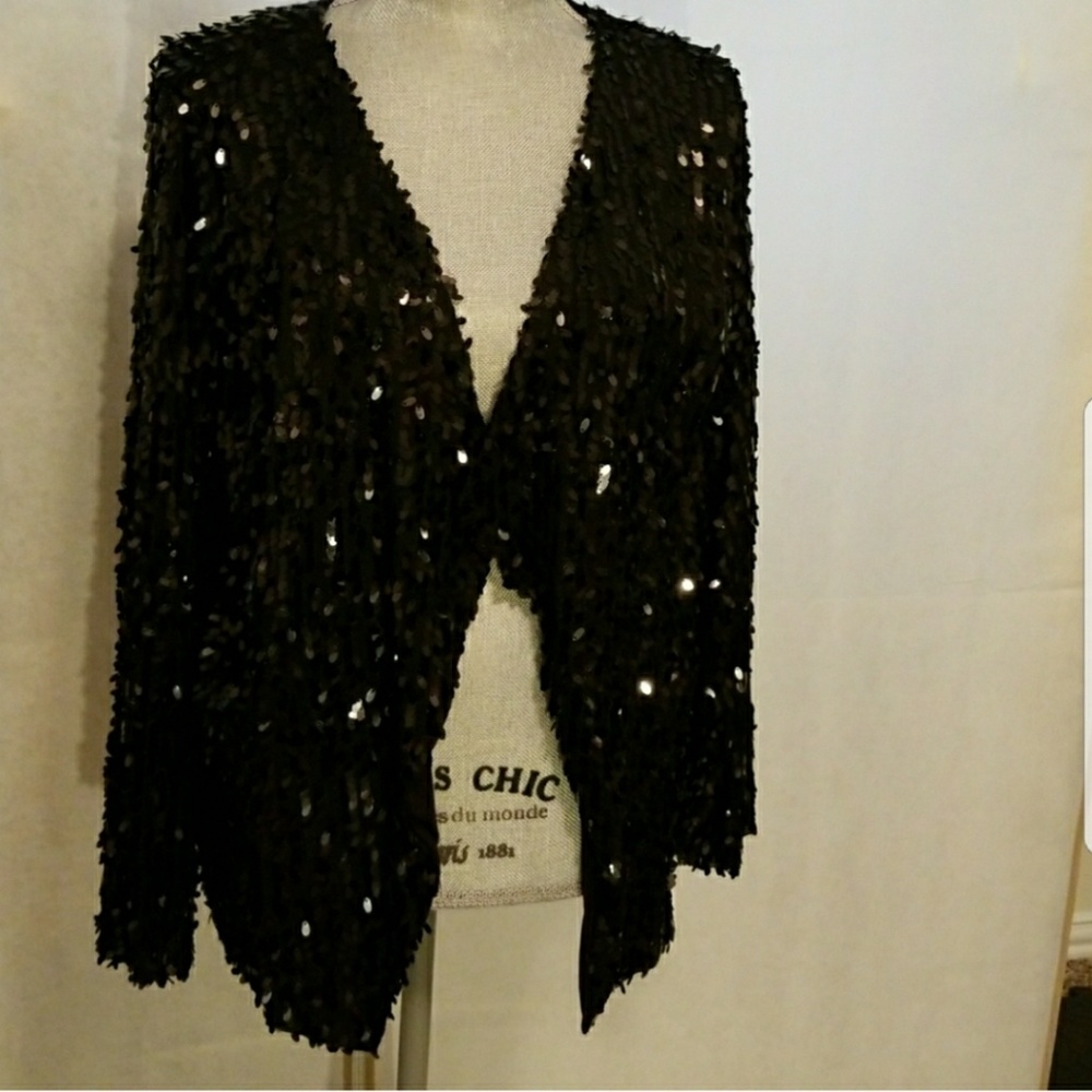 I.N.C Sequin jacket