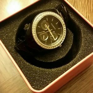 Acrylic Fossil black watch