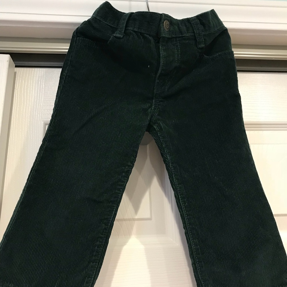 Corduroy dark green , 18/24 months