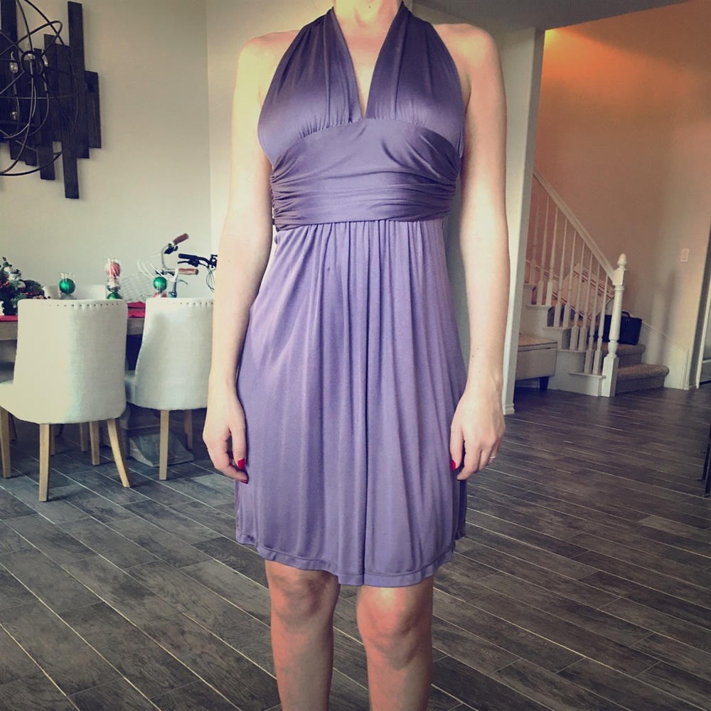 Silk dress halter top