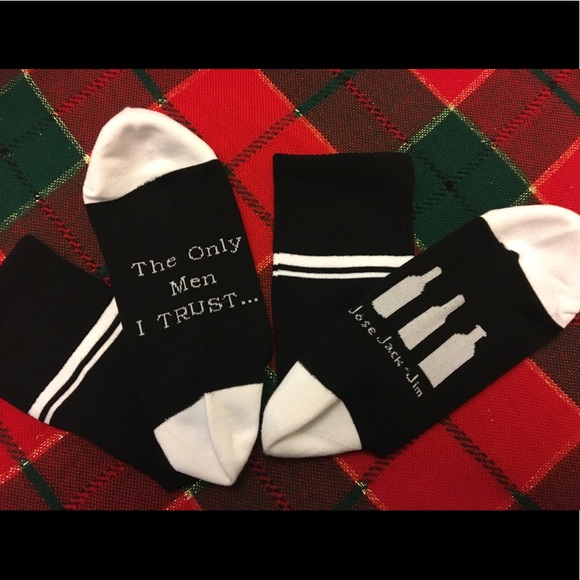 The Only Men I Trust funny socks - Picture 4 of 6