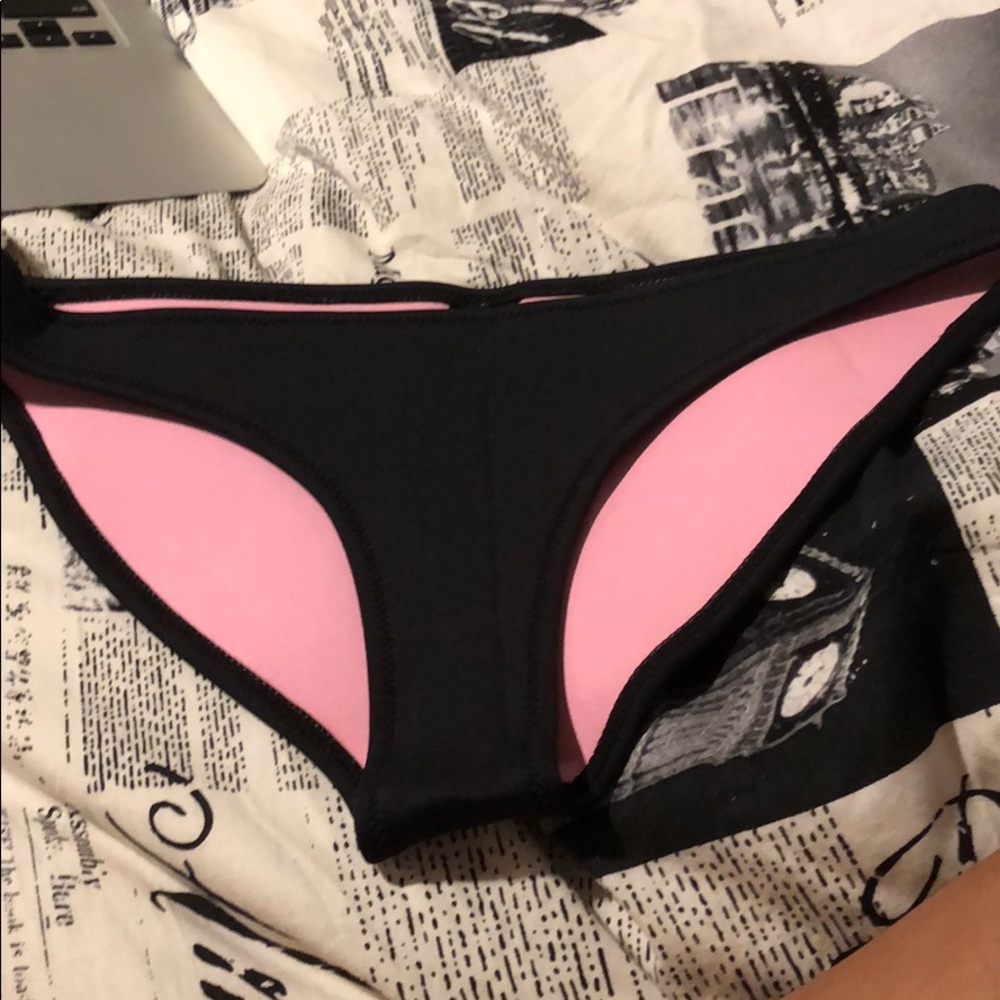 Triangl black and pink bottom