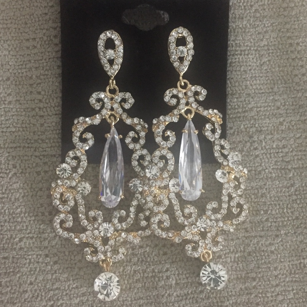 NEW Long Chandelier Earrings