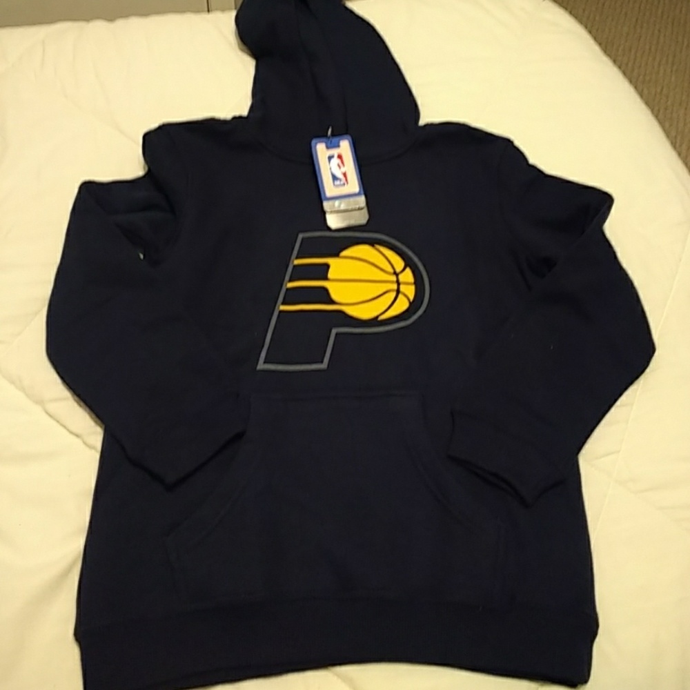 Adidas Indiana Pacers logo pullover hoodie
