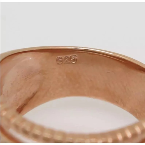 1/4Cttw Natural Diamond Rose Gold Sterling Silver - Picture 6 of 6