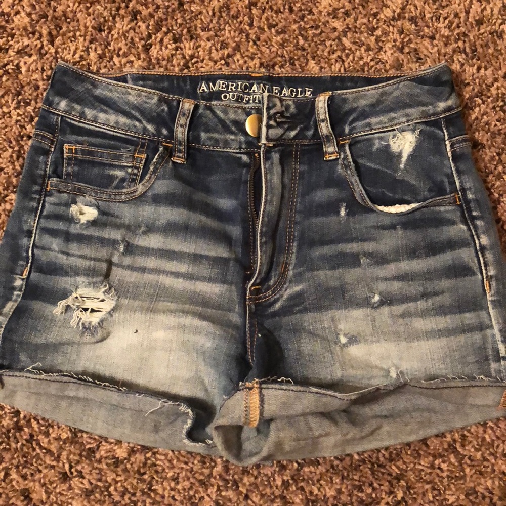 American eagle jean shorts