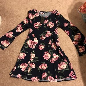 NWT navy floral dress