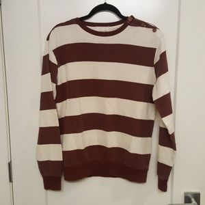 Forever21 Striped Long Sleeve Shirt