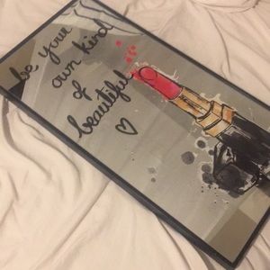 Be your own kind of beautiful mirrored picture