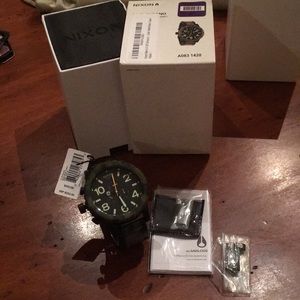 Nixon 51-30 Black/Camo Men’s Watch Brand NWT Rare