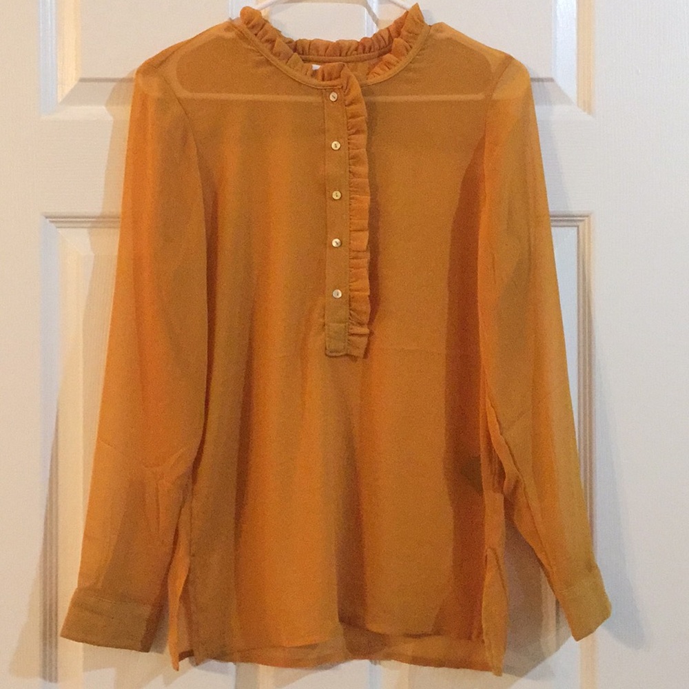 NWOT H&M Sheer longsleeves top