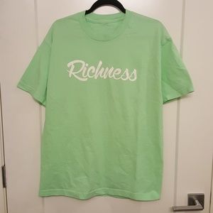 Mint green Richness Graphic Tee