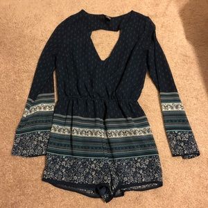 Navy romper