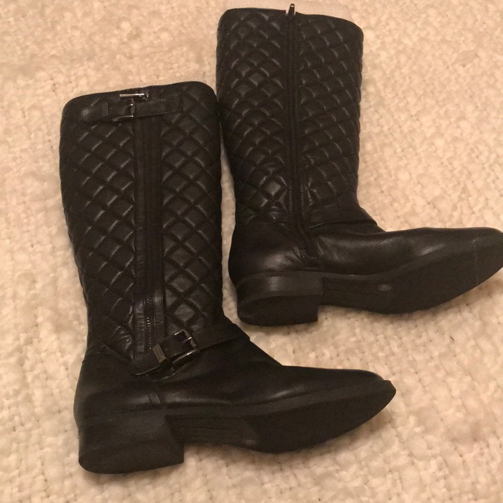 Vince Canute Quilted Leather boots size 9