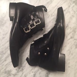 Tabitha Simmons “Early Boot”  leather ankle boot