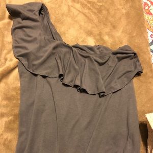 One shoulder top